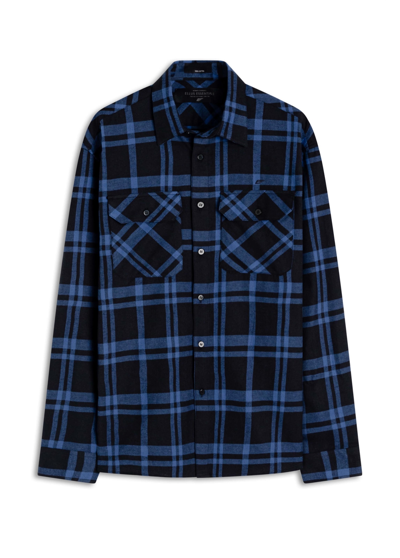 Camisa Xadrez Renoir Overshirt Irish Azul Bic