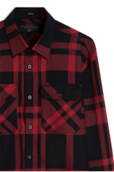 Camisa Xadrez Renoir Overshirt Irish Vermelho