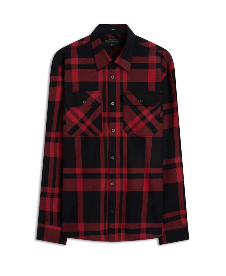 Camisa Xadrez Renoir Overshirt Irish Vermelho