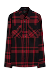 Camisa Xadrez Renoir Overshirt Irish Vermelho