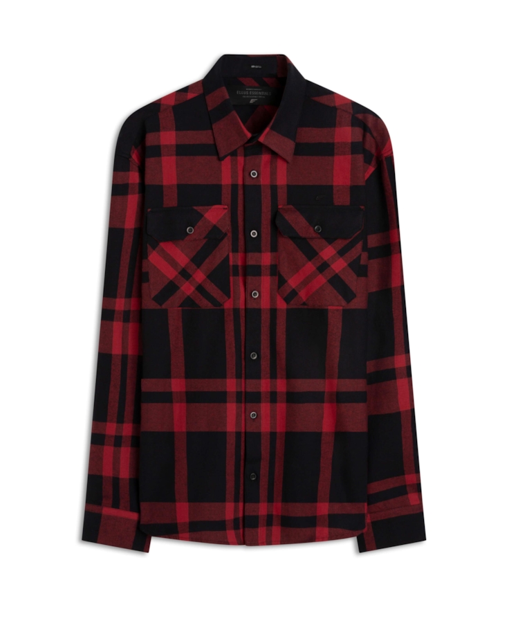 Camisa Xadrez Renoir Overshirt Irish Vermelho
