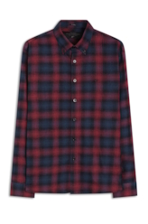 Camisa Xadrez Shadow Classic Bordeaux