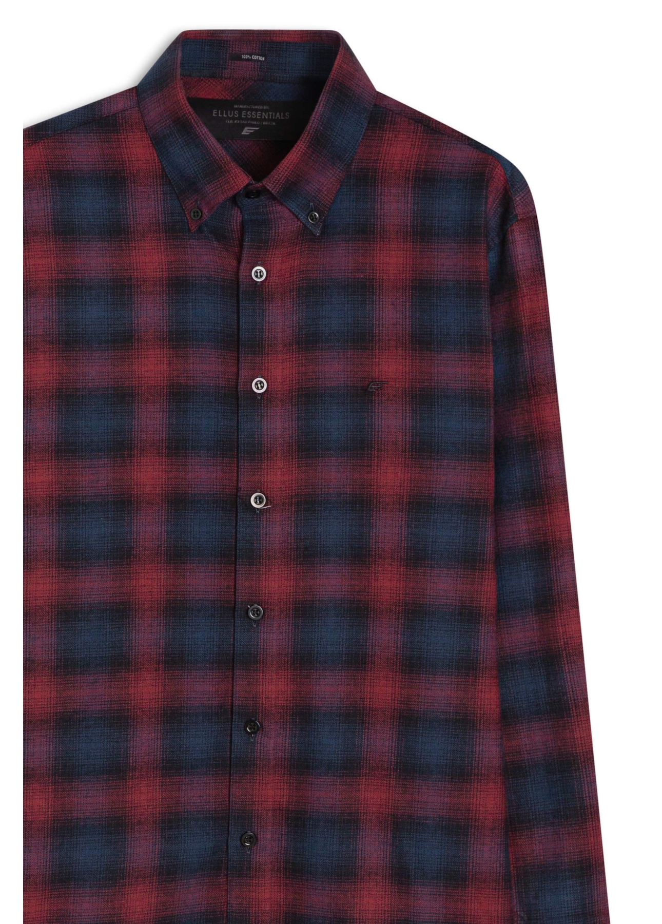 Camisa Xadrez Shadow Classic Bordeaux