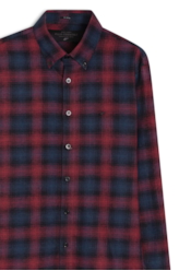 Camisa Xadrez Shadow Classic Bordeaux