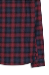 Camisa Xadrez Shadow Classic Bordeaux