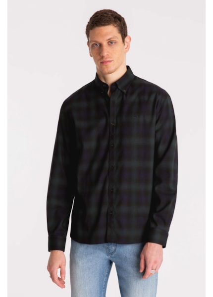 Camisa Xadrez Shadow Classic Verde Escuro