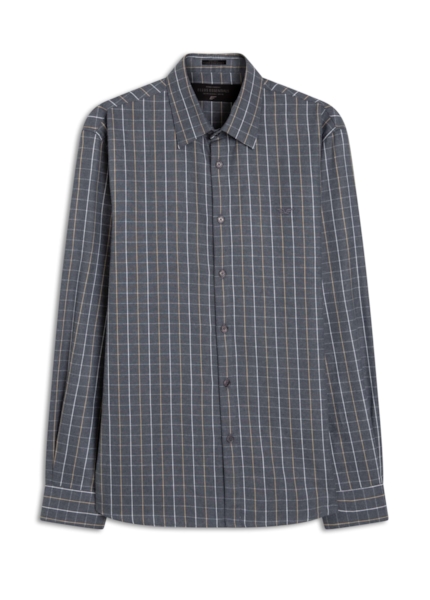 Camisa Xadrez Snow Classic Cinza