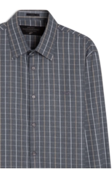 Camisa Xadrez Snow Classic Cinza