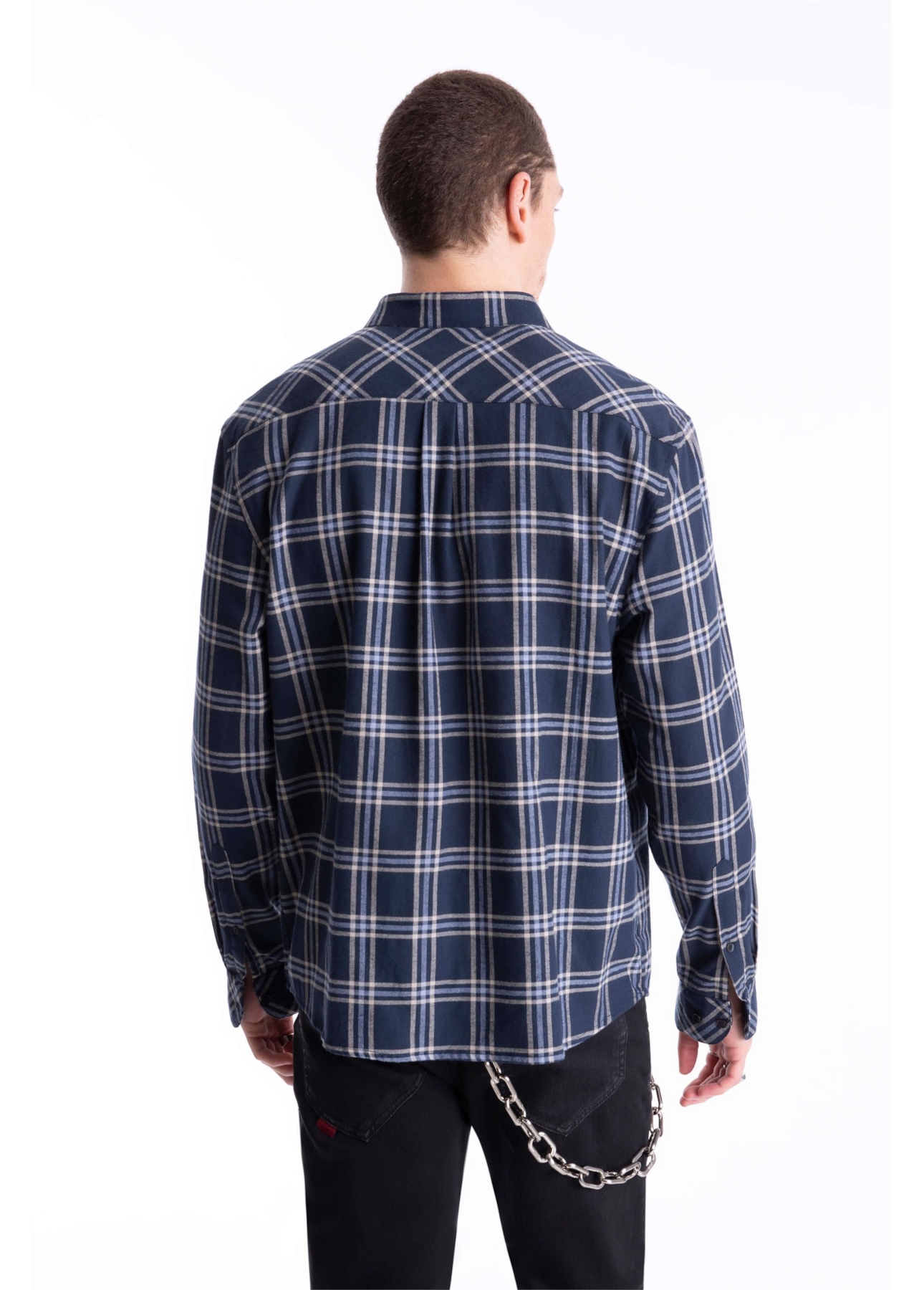 Camisa Xadrez Tromso Classic Dark Navy