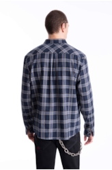 Camisa Xadrez Tromso Classic Dark Navy