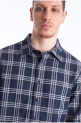 Camisa Xadrez Tromso Classic Dark Navy