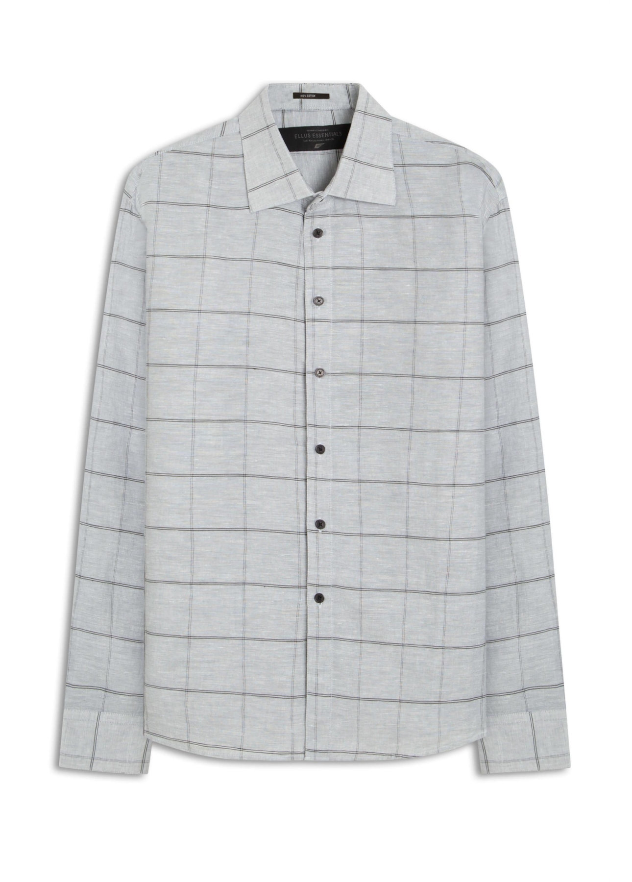 Camisa Xadrez Twins Classic Italian Cinza