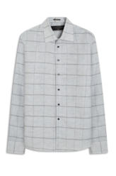 Camisa Xadrez Twins Classic Italian Cinza