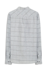 Camisa Xadrez Twins Classic Italian Cinza