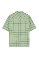 Camisa Xadrez Voil Plaid Overshirt Verde