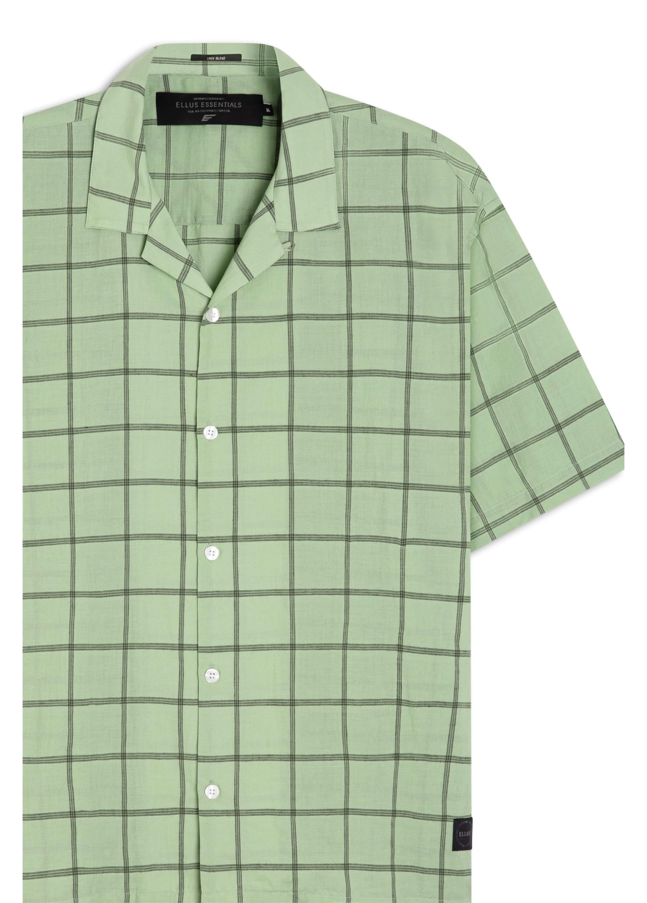 Camisa Xadrez Voil Plaid Overshirt Verde