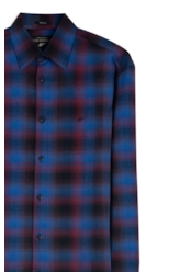 Camisa Xadrez Wool Rome Irish Bordeaux