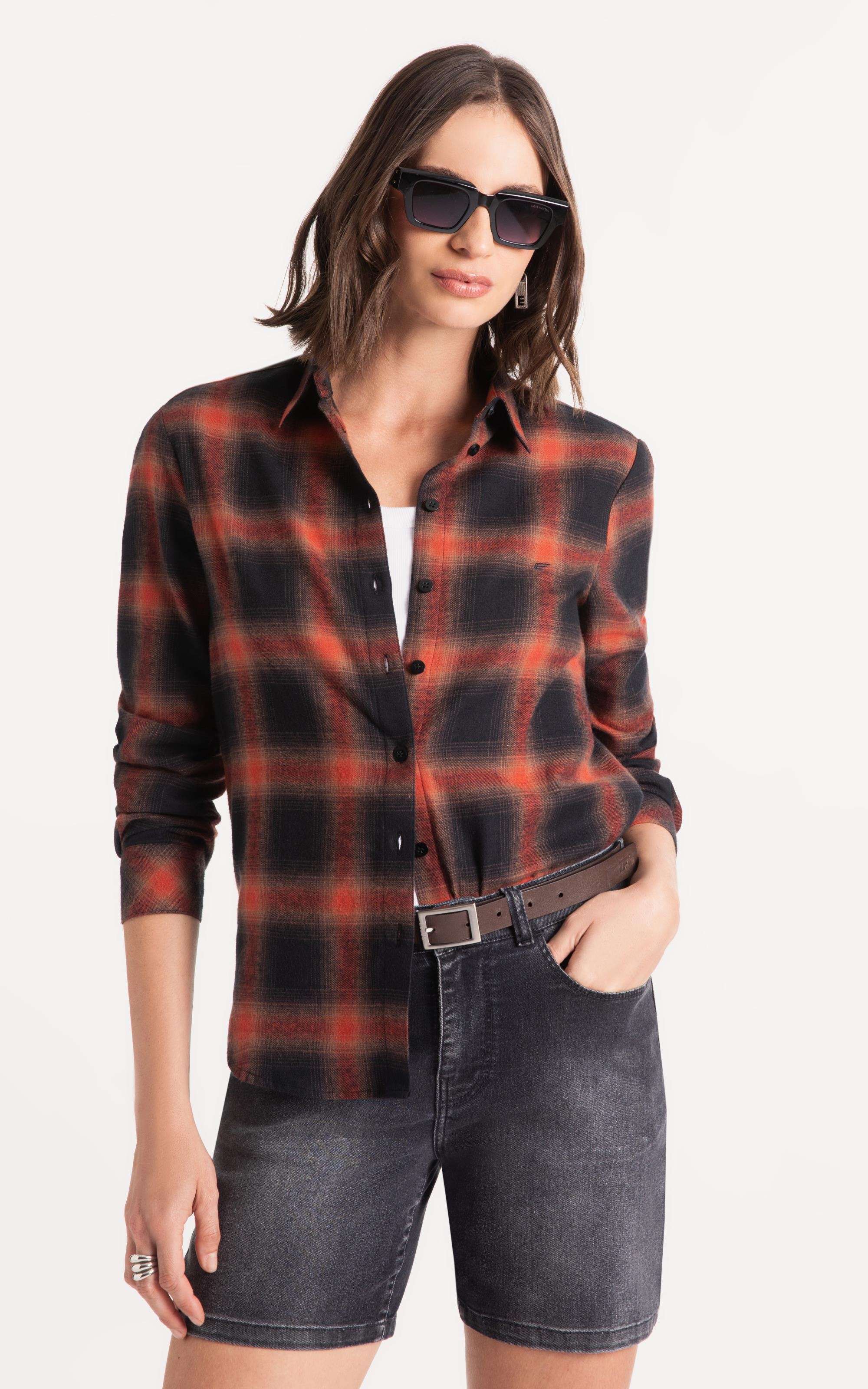 WOOL FLANNEL SHIRTS Mサイズ バーガンディ Camisa Xadrez Wool Winter Jackshirt Marinho