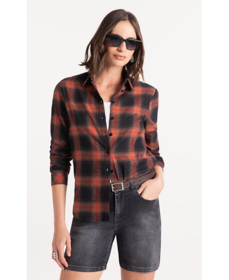 Camisa Xadrez Wool Touch Cepheus Telha