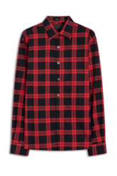 Camisa Xadrez Wool Touch Difusion Plaid Vermelho