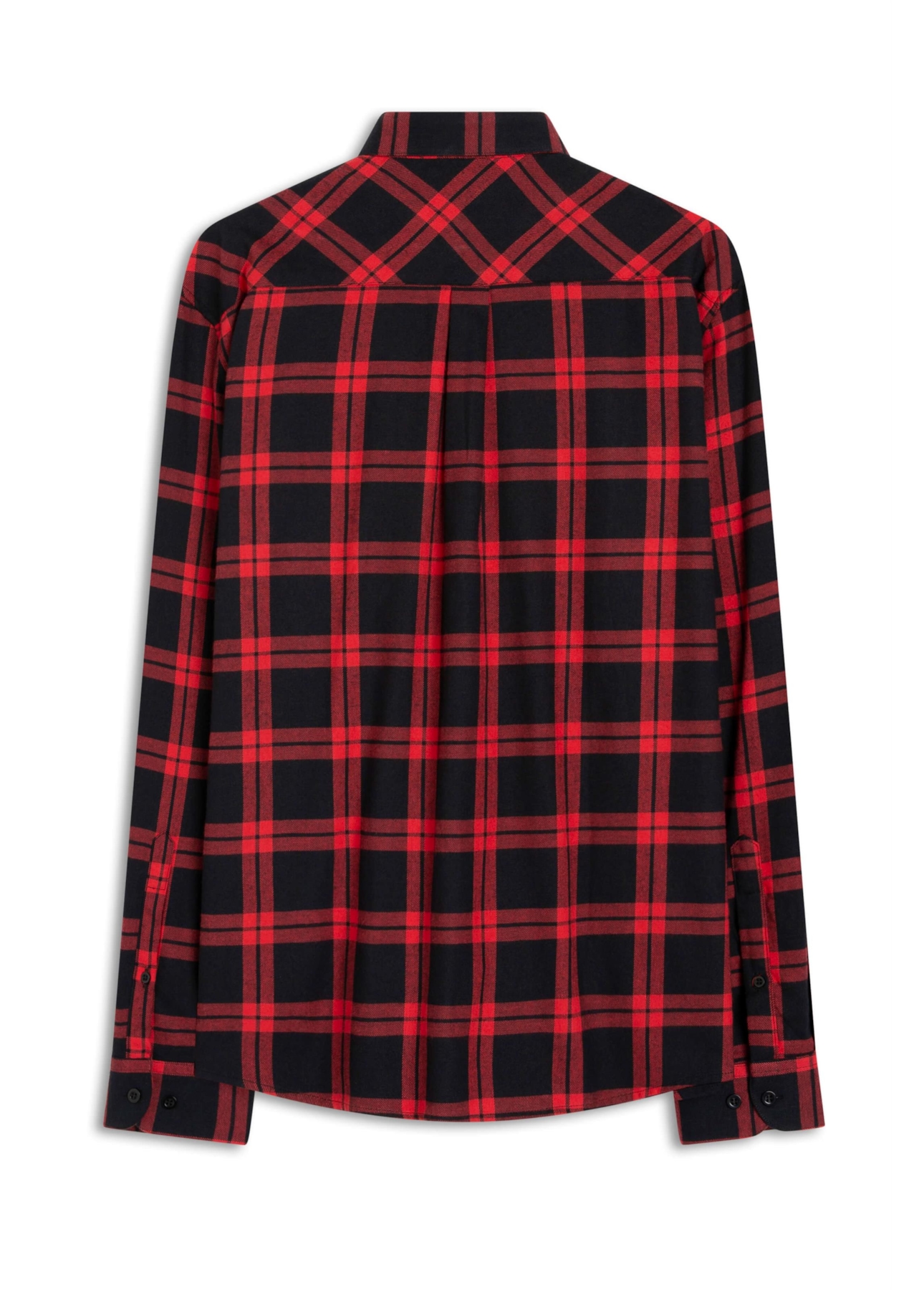 Camisa Xadrez Wool Touch Difusion Plaid Vermelho