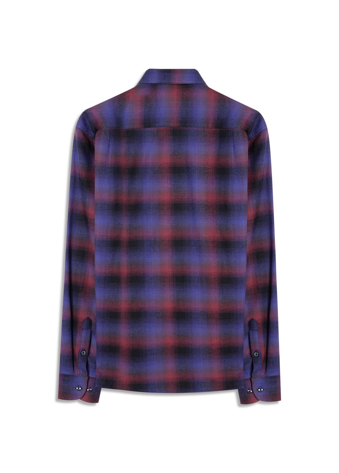 Camisa Xadrez Wool Touch Estonia  Xangai Vinho