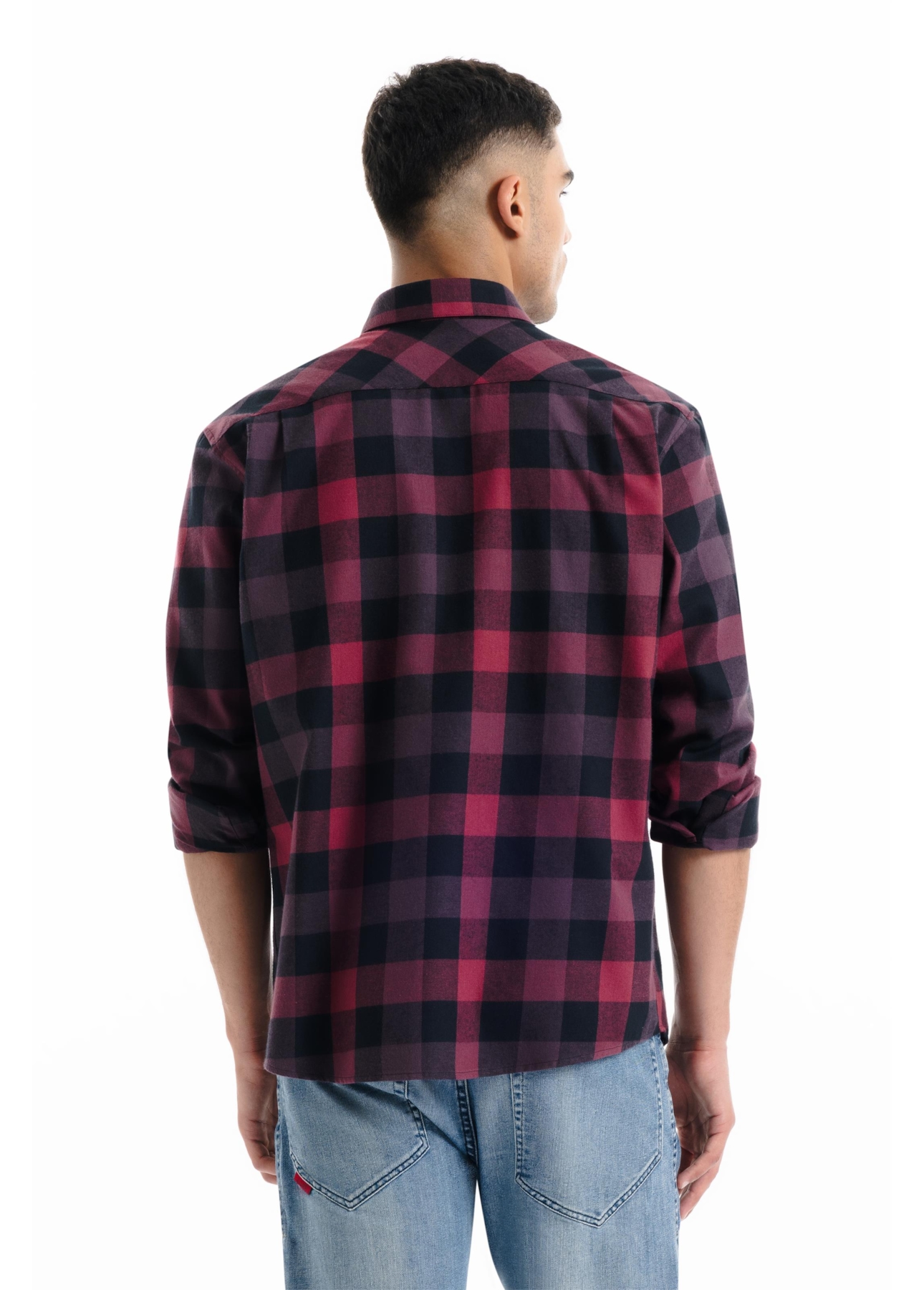 Camisa Xadrez  Wool Touch Finland Irish Vinho