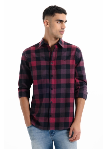 Camisa Xadrez  Wool Touch Finland Irish Vinho