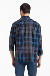 Camisa Xadrez Wool Touch Groove Irish Royal