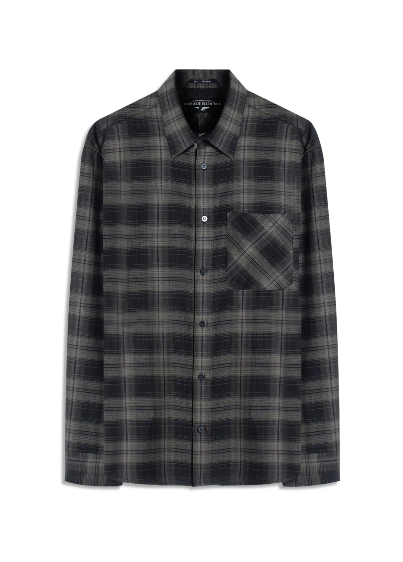 Camisa Xadrez Wool Touch Norway Loose Irish Floresta