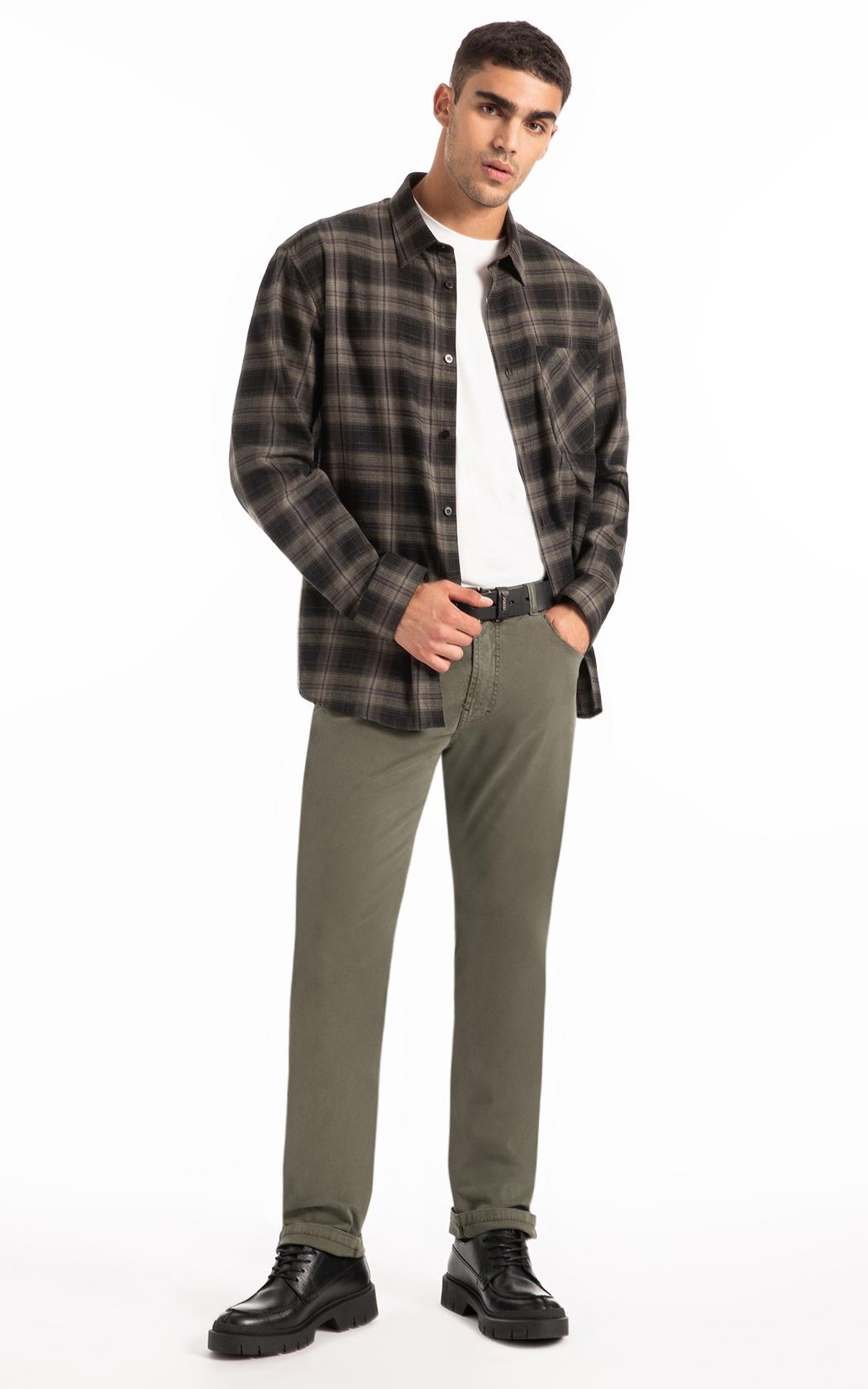 Camisa Xadrez Wool Touch Norway Loose Irish Floresta