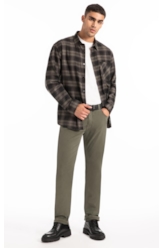 Camisa Xadrez Wool Touch Norway Loose Irish Floresta