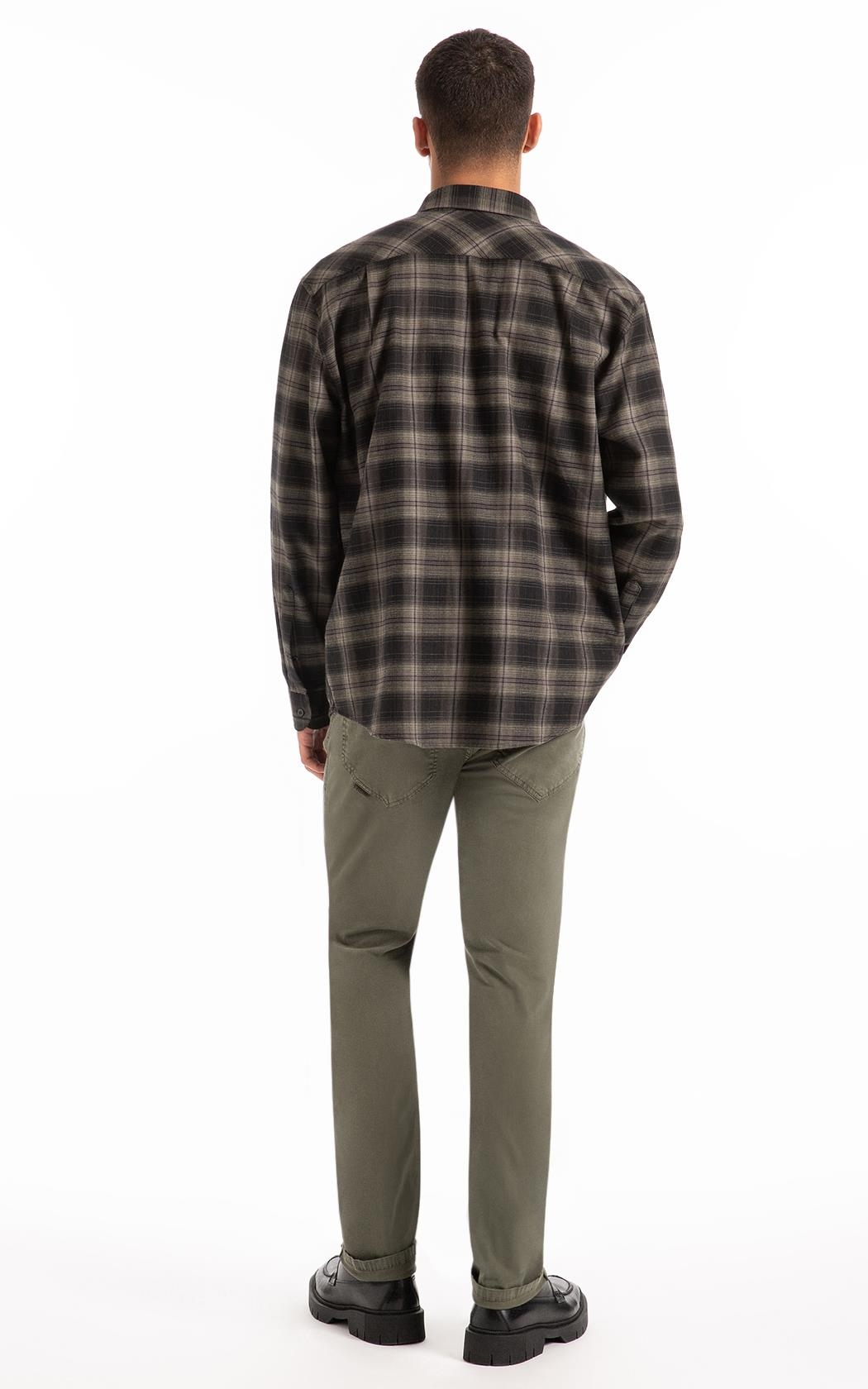 Camisa Xadrez Wool Touch Norway Loose Irish Floresta