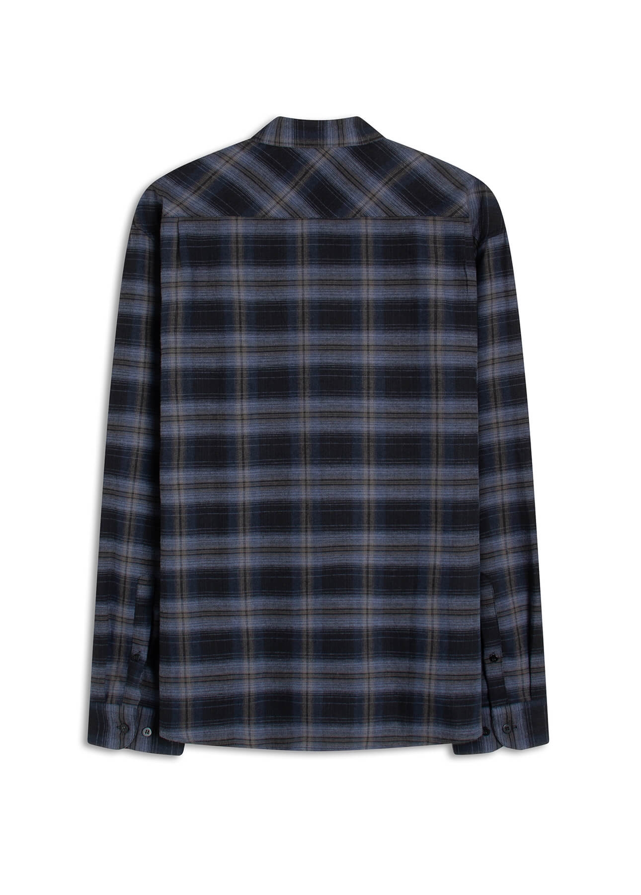 Camisa Xadrez Wool Touch Norway  Xangai Marinho