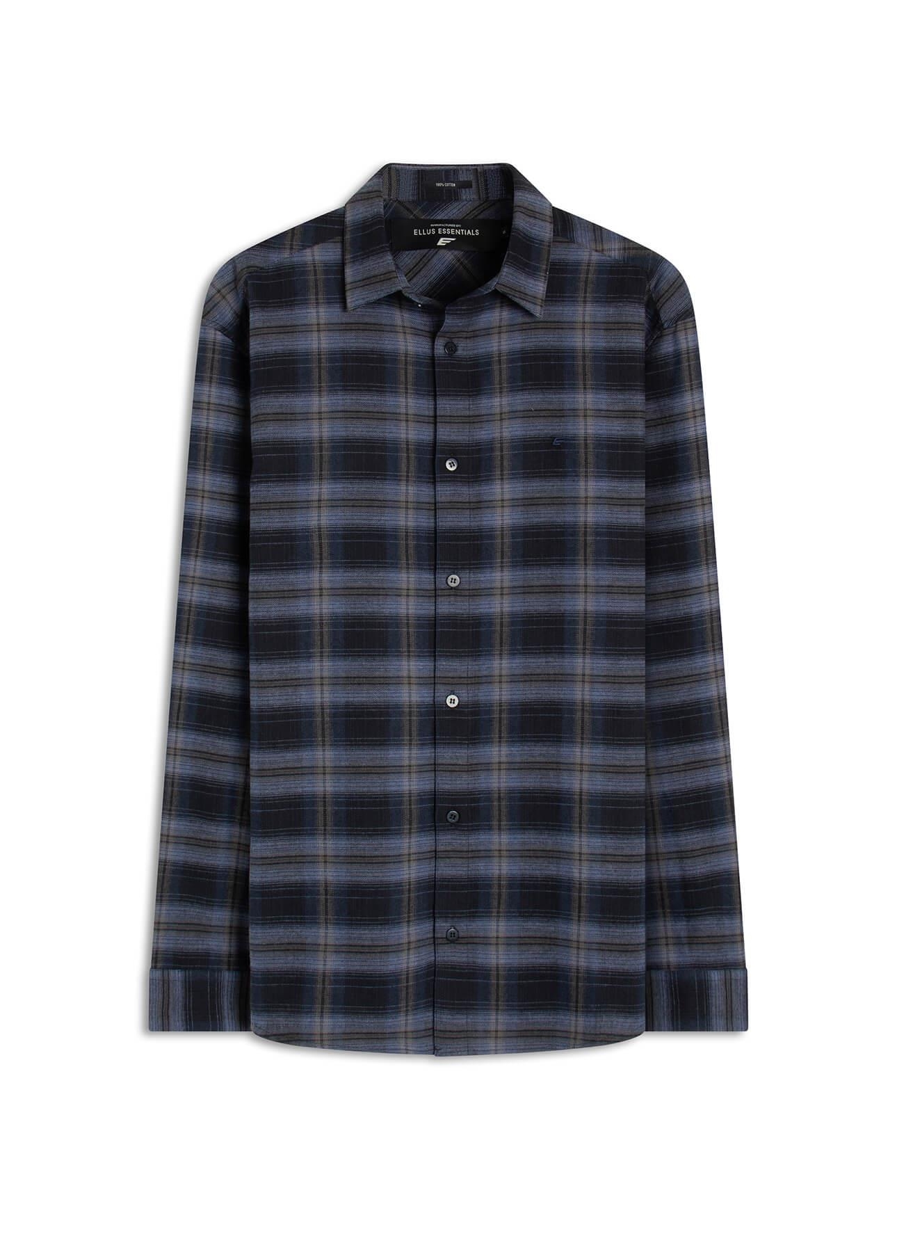 Camisa Xadrez Wool Touch Norway  Xangai Marinho
