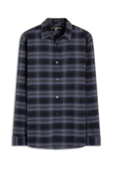 Camisa Xadrez Wool Touch Norway  Xangai Marinho