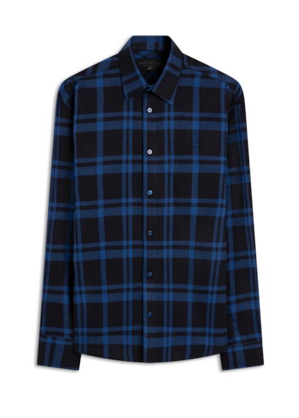 Camisa Xadrez Wool Touch Rembrandt  Irish Azul Bic