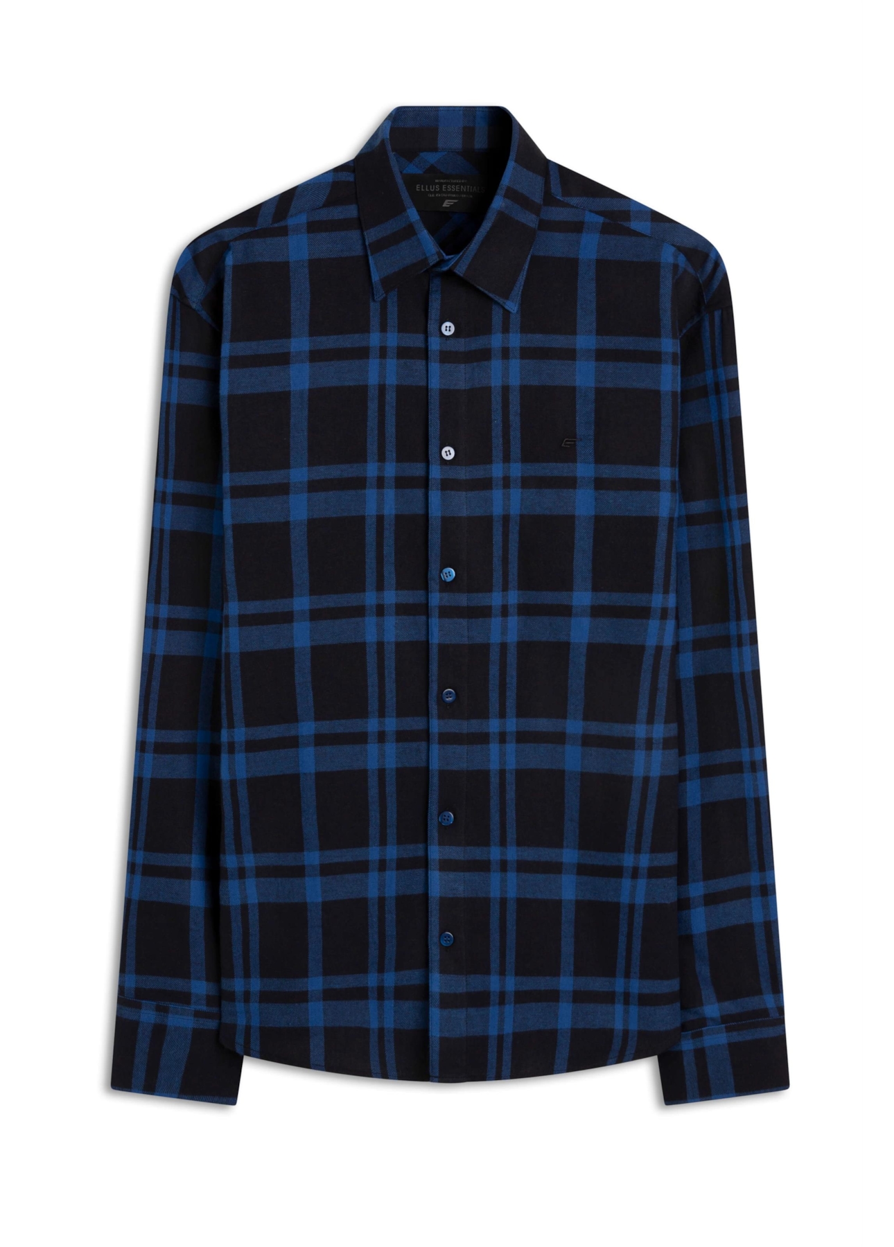 Camisa Xadrez Wool Touch Rembrandt  Irish Azul Bic