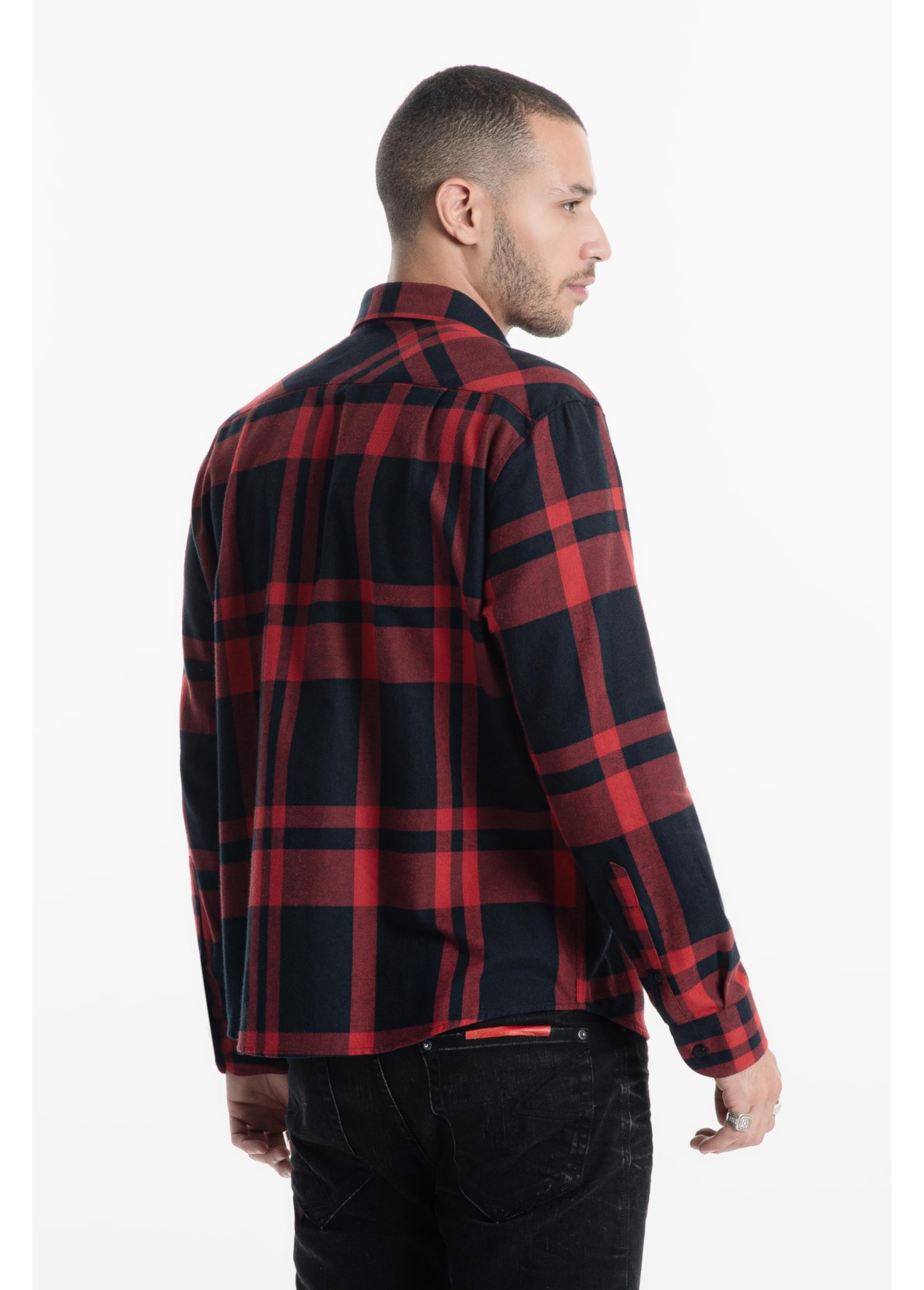 Camisa Xadrez Wool Touch Rembrandt  Irish Vermelho