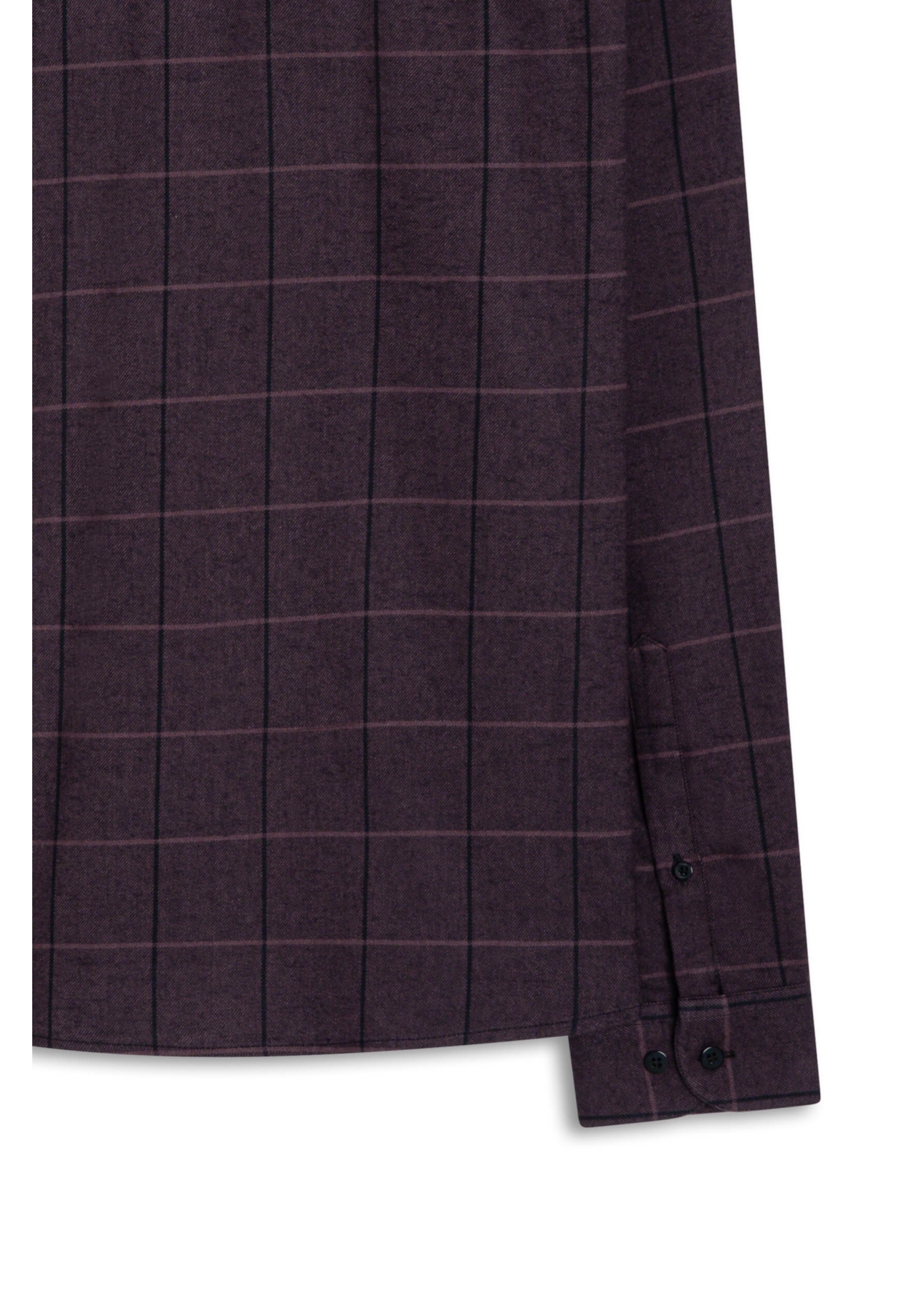 Camisa Xadrez Wool Touch Turim Slim Irish Beringela