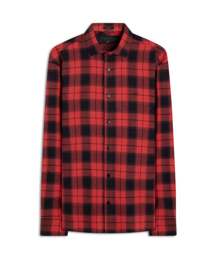 Camisa Xadrez Wool Touch Vancover Vermelho