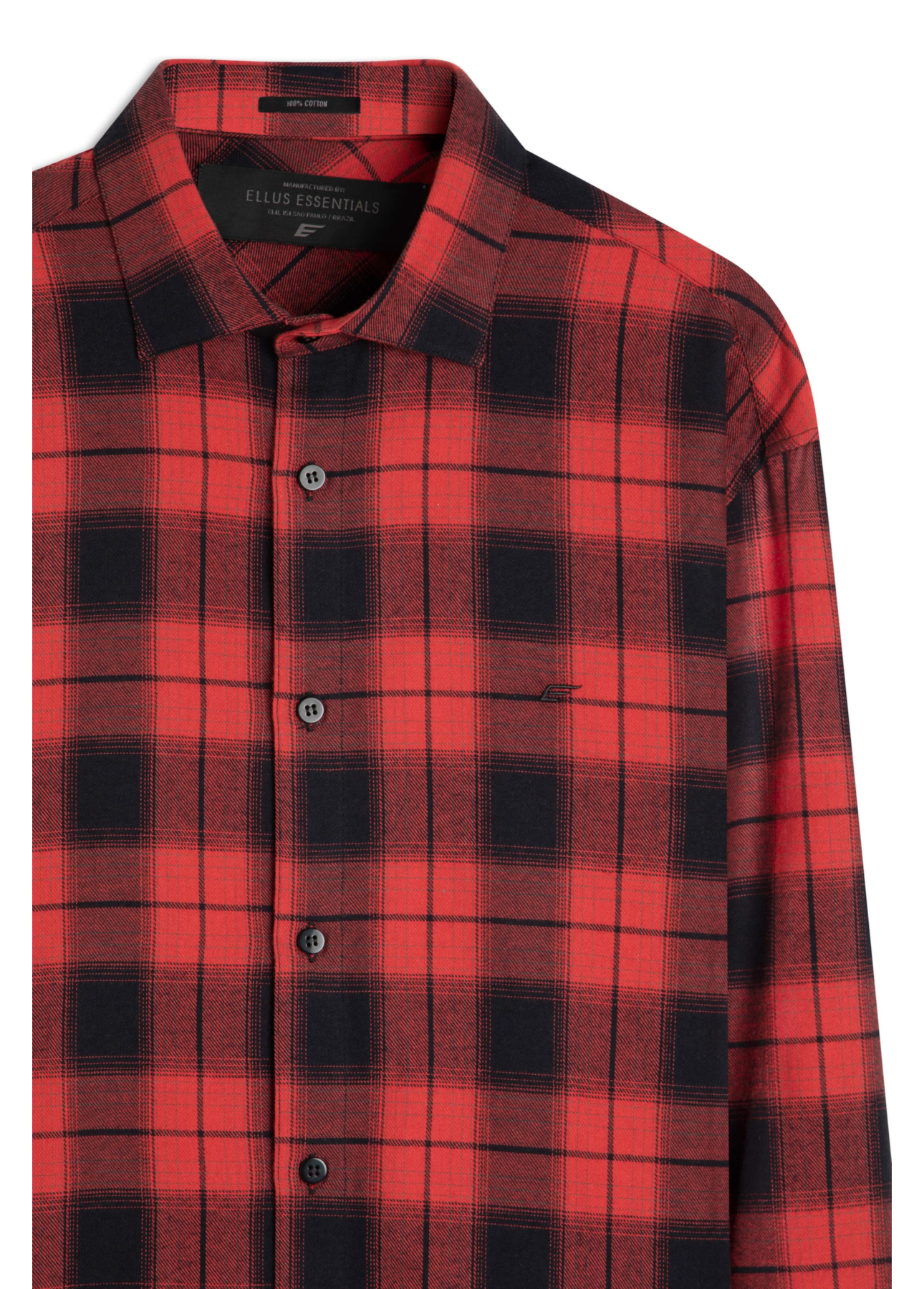 Camisa Xadrez Wool Touch Vancover Vermelho