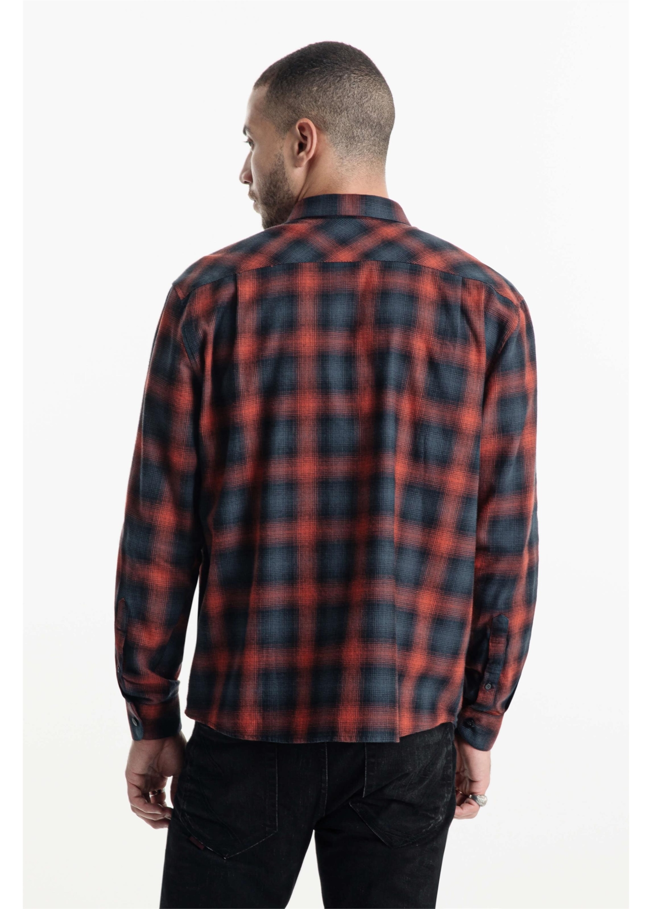 Camisa Xadrez Wool Touch Viena New Italian Telha