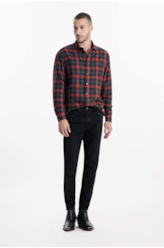 Camisa Xadrez Wool Touch Viena New Italian Telha
