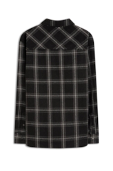 Camisa Xadrez Wool Winter Jackshirt Preto