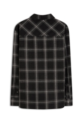 Camisa Xadrez Wool Winter Jackshirt Preto