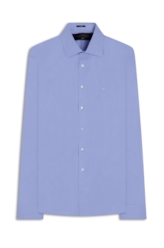 Camisas Tricoline Italian Azul Seco