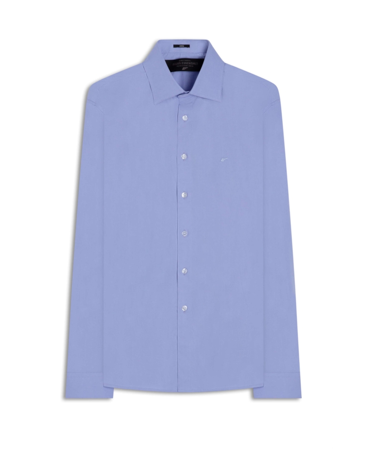 Camisas Tricoline Italian Azul Seco