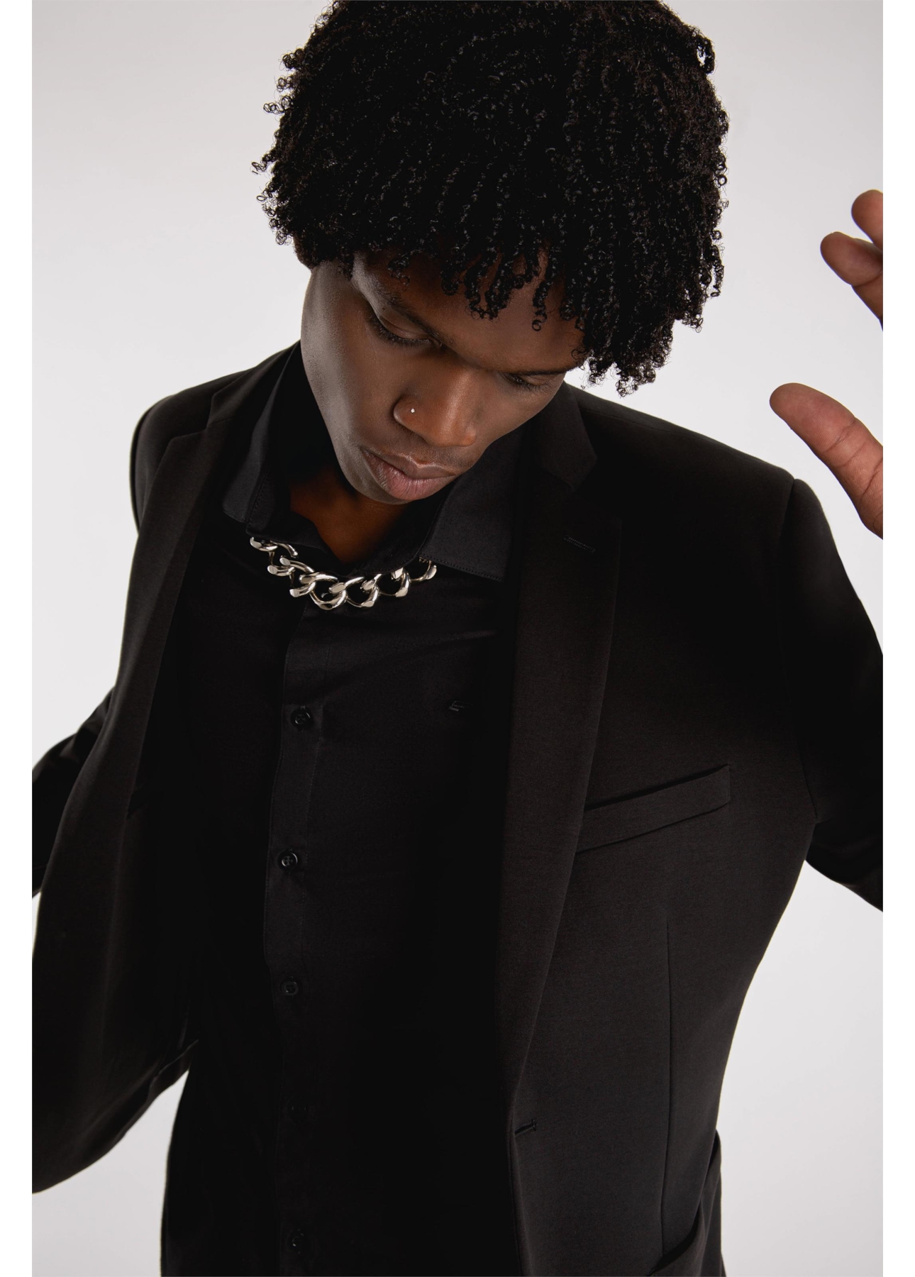 Camisas Tricoline Italian Preto