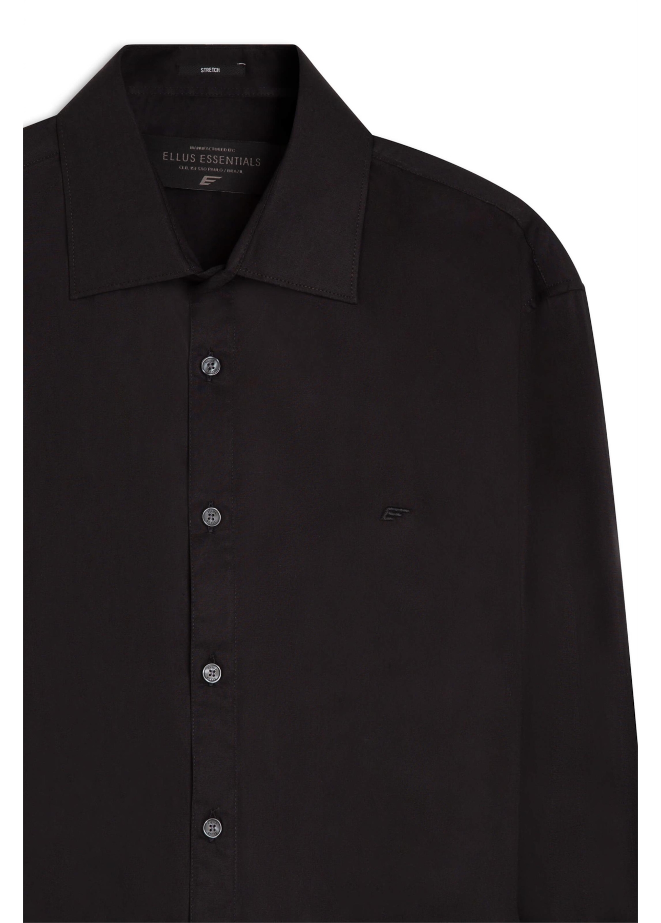 Camisas Tricoline Italian Preto